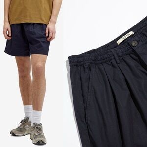 Kestin Mohr Short Navy Organic Cotton Poplin. casual luxury.  4